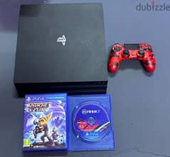 PS4 Pro 1000GB 4K Gaming Original Controller 2 CD