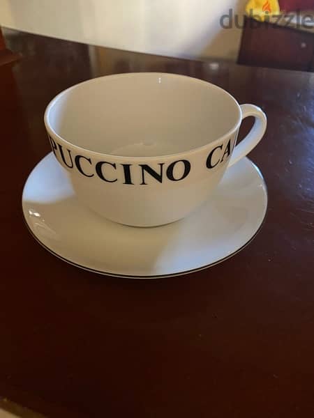 New from The One Cappuccino Cups and Saucers set of 4 4