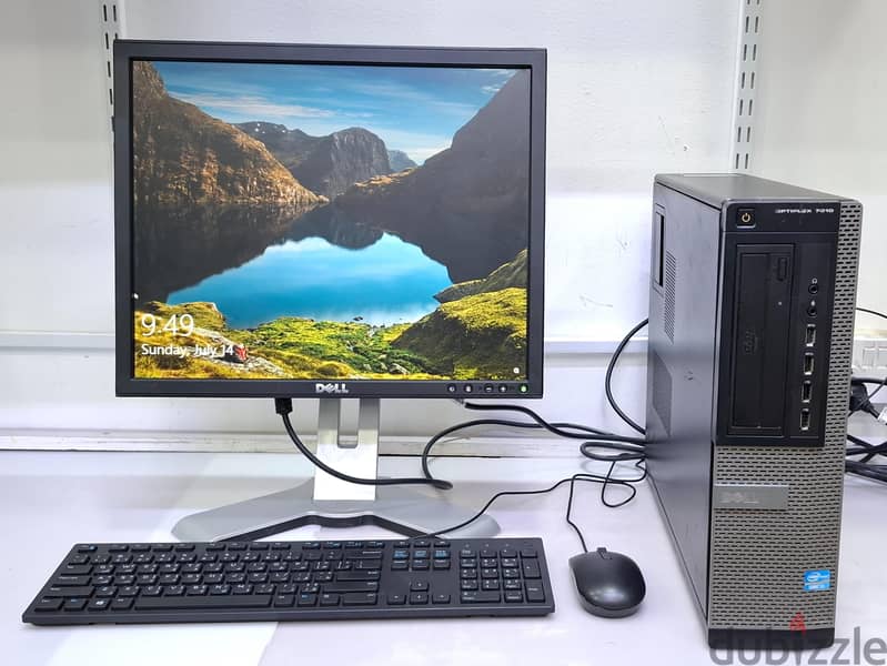 Special Offer DELL Core i3 Computer Set with Monitor 500GB HDD 4GB RAM 1