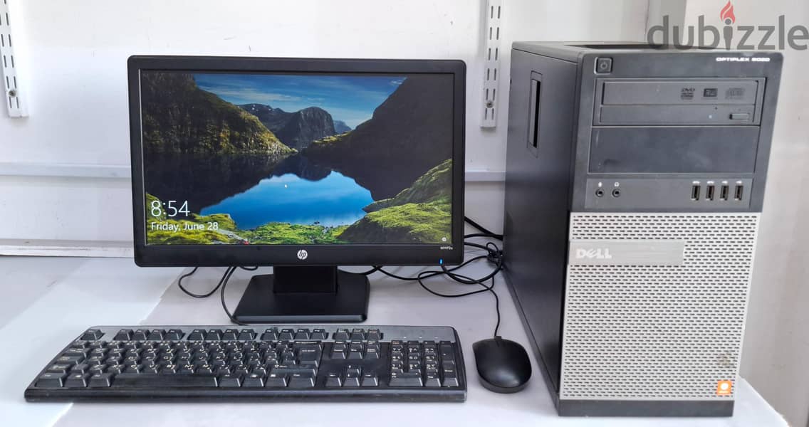 Special Offer DELL Core i3 Computer Set with Monitor 500GB HDD 4GB RAM 3