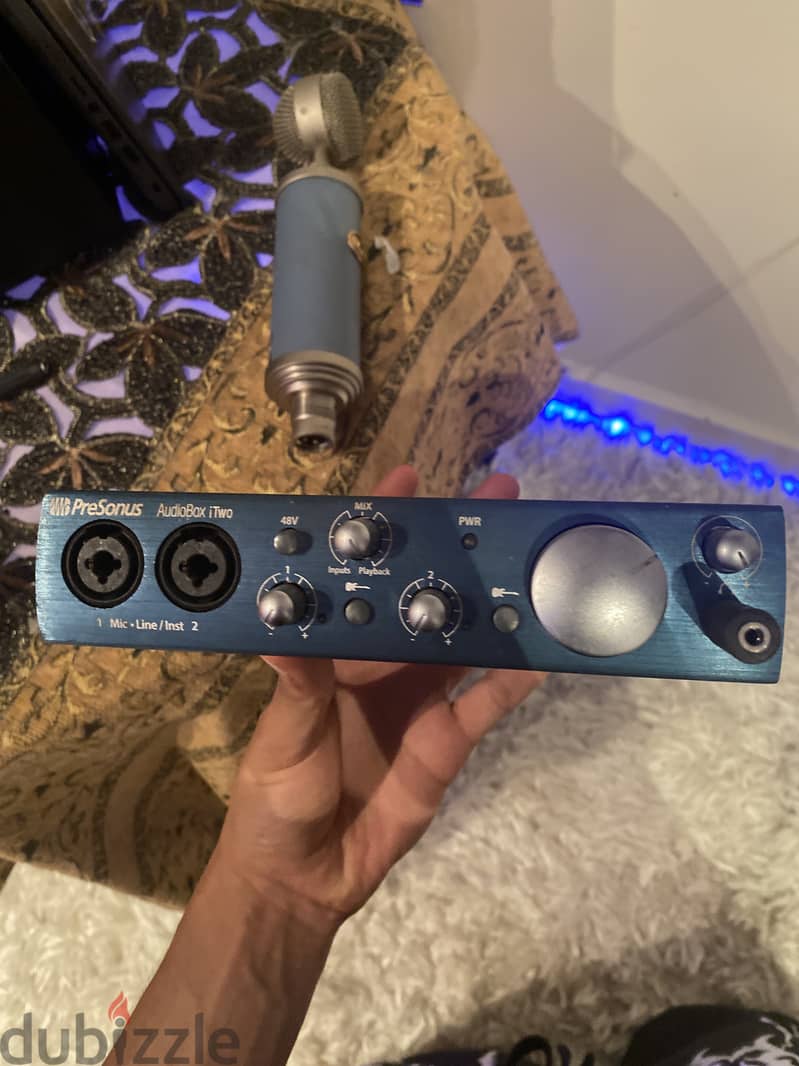 PreSonus audio interface?+ blue) recording mic + gaming recording mic 2