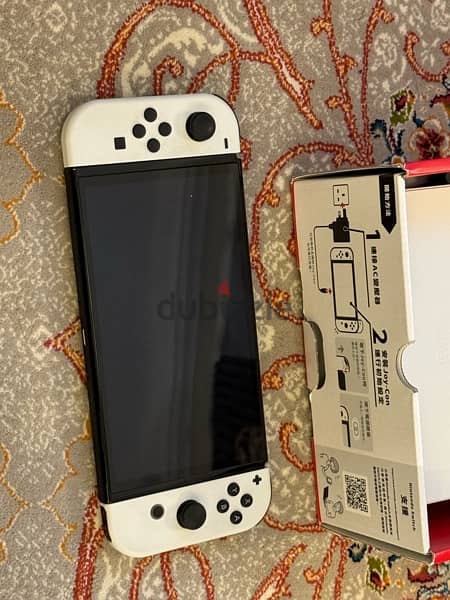 nintendo switch oled 64gb one game with box 5