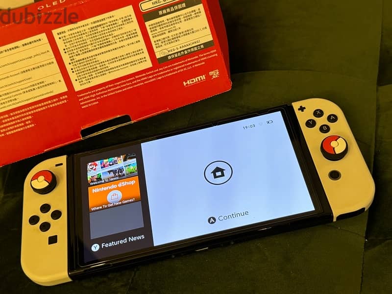 nintendo switch oled 64gb one game with box 6