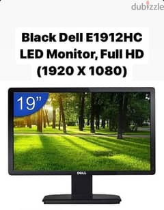 black dell led monitor 0