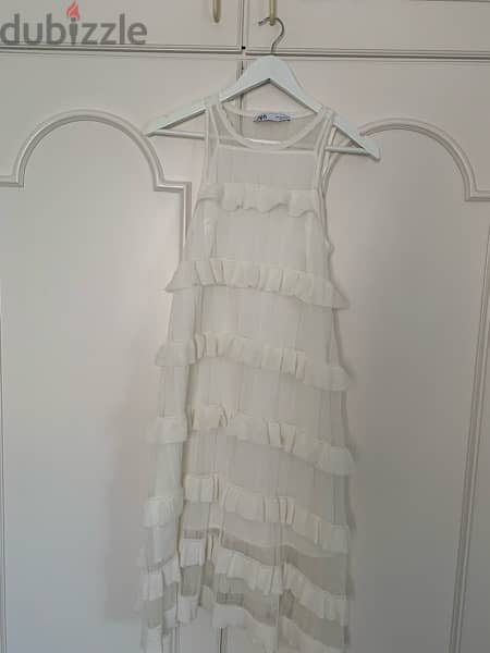 Zara white dress size Small 0