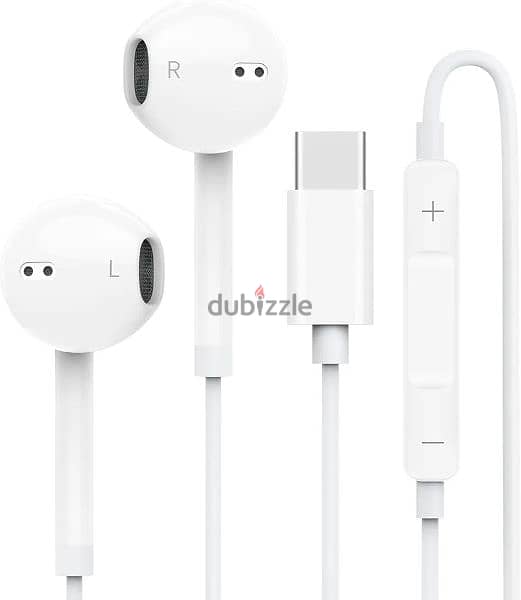 USB C Headphones Wired for iPhone 15, iPad Pro 13/12.9/11 inch 0