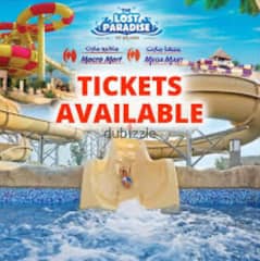 Lost paradise tickets available for 13bd