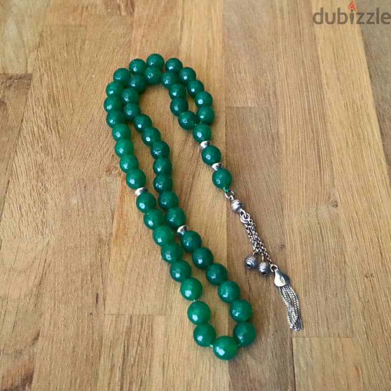 Emerald Green Quartz Tasbih 1