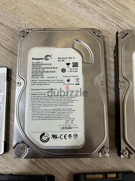 hard disk and ssd used 3