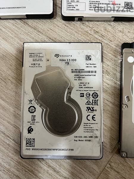 hard disk and ssd used 5