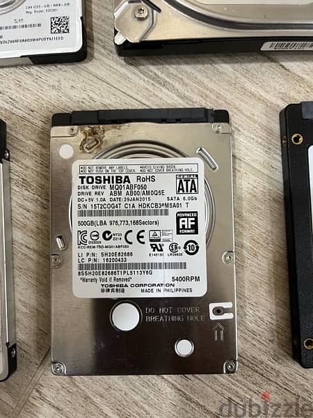 hard disk and ssd used 6