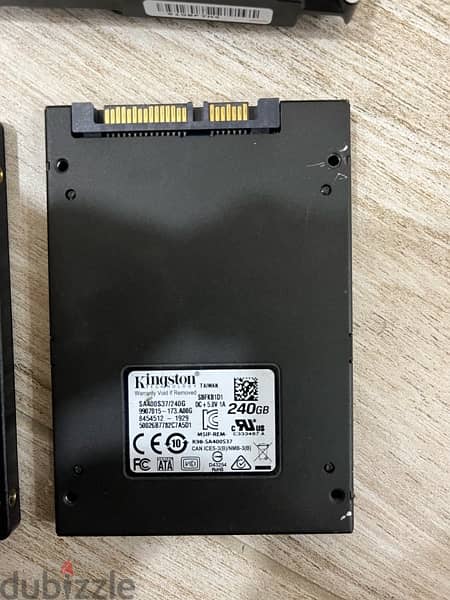 hard disk and ssd used 8