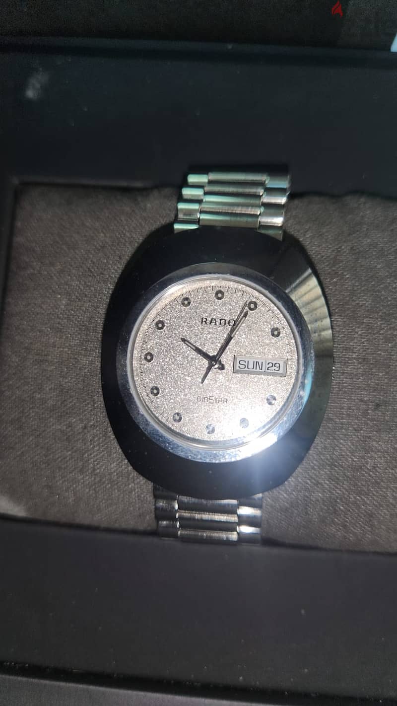 RADO DIASTAR SILVER WATCH FOR SALE 3