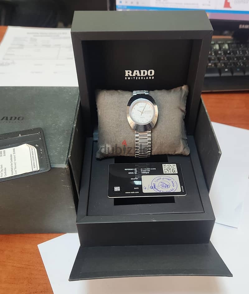 RADO DIASTAR SILVER WATCH FOR SALE 5