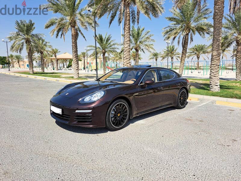 Porsche Panamera S 2014 brown 1