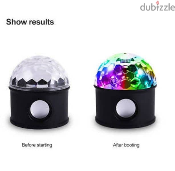 Bluetooth Music Light Rechargeable Smart Colorful Crystal Ball Light 1