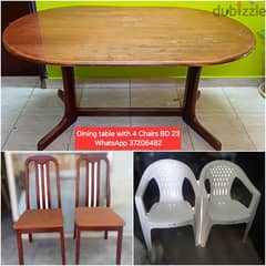 Dining table and other items for sale with Delivery 0