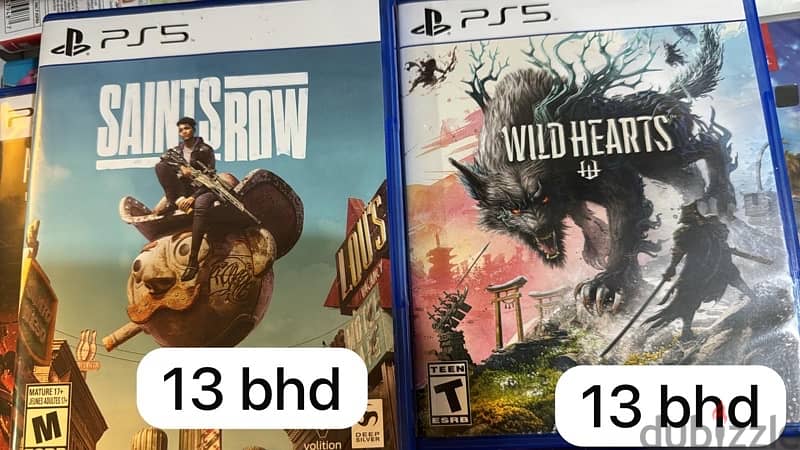 ps5 games for sale - like new condition. starting from 10 to 13 bhd 3