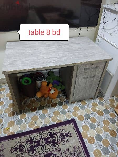 small wardrobe,table, and wall picture for sale 0