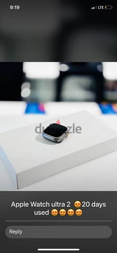 Apple Watch ultra 2 only days used