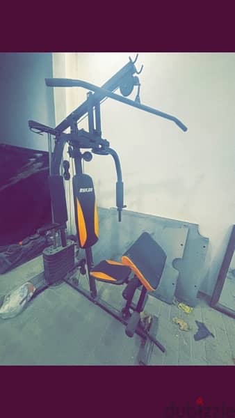 less used, heavy duty gym 1