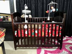 Giggles Crib/Bed same like brand new with mattress and memory foam pad