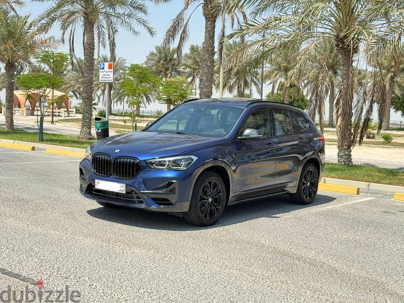 BMW X1 2020 blue 1