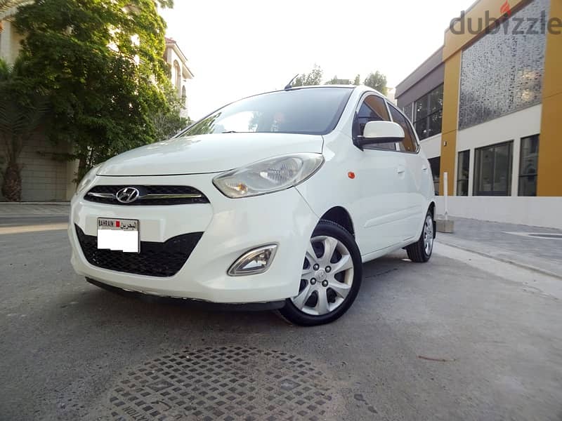 Hyundai I10 1.2 L 2013 White Well Mainatained Urgent Sale 0