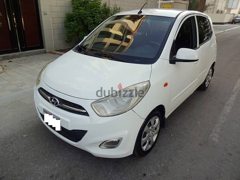 Hyundai I10 1.2 L 2013 White Well Mainatained Urgent Sale 4