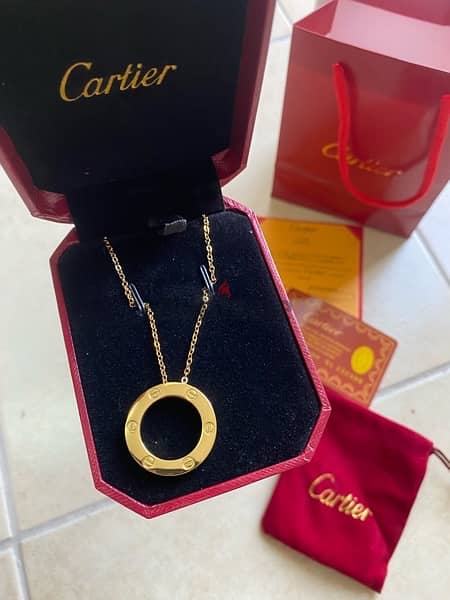 7BD cartier love necklace 3