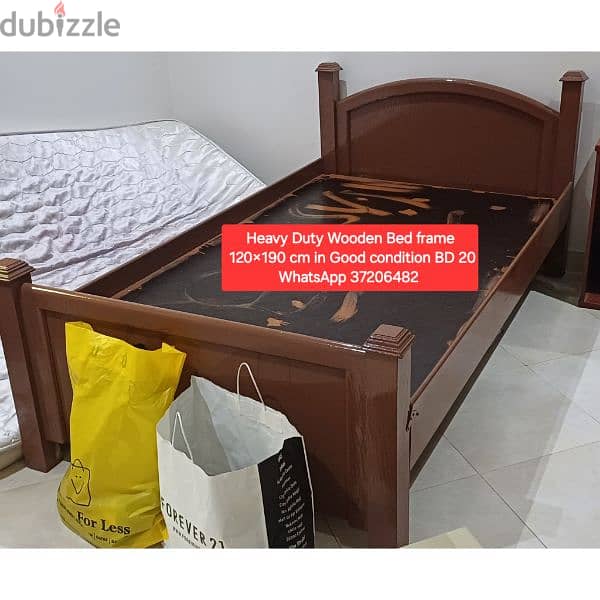 Queen size bed with Mattress and other items for sale with Delivery 13