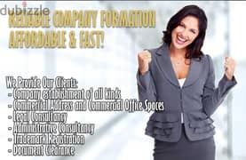 Establish Your Company Now at affordable fees. call us 0