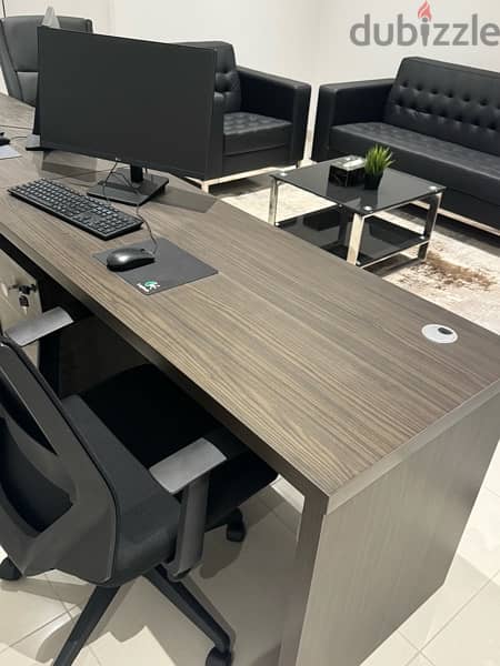 Exclusive Offer – 2 Small Desks and 1 Large L-Shaped Desk for Sale 2