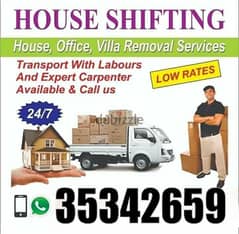 HOUSE Shifting  MOVING  FIXING carpenter Lowest Rate 35342659