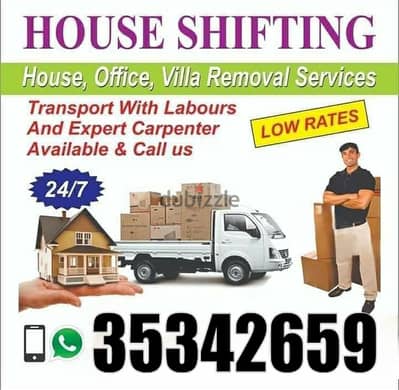 HOUSE Shifting MOVING FIXING carpenter Lowest Rate 35342659