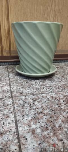 Home decor stool &ceramic pot