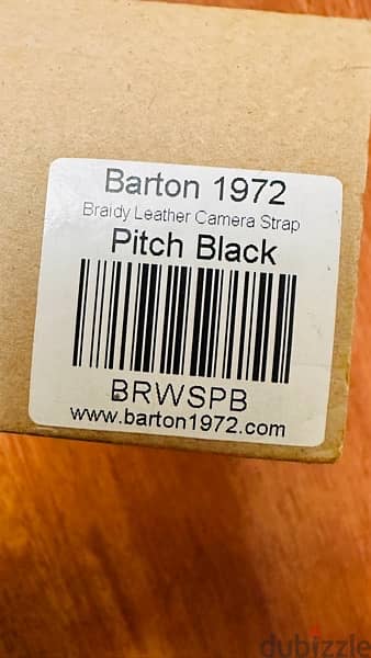 Camera strap premium quality- Barton 1972 - Pitch Black 5