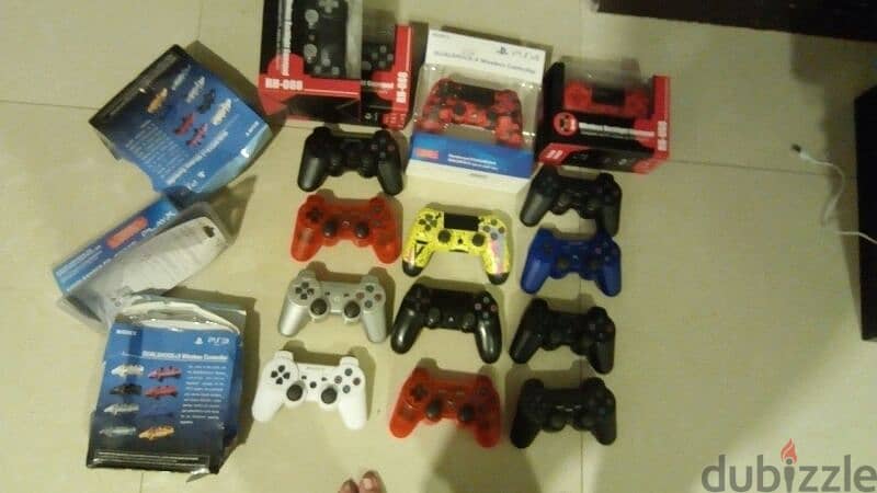 ORIGINAL ps3 controller ps4 + copies + rgb conts. with boxes 2