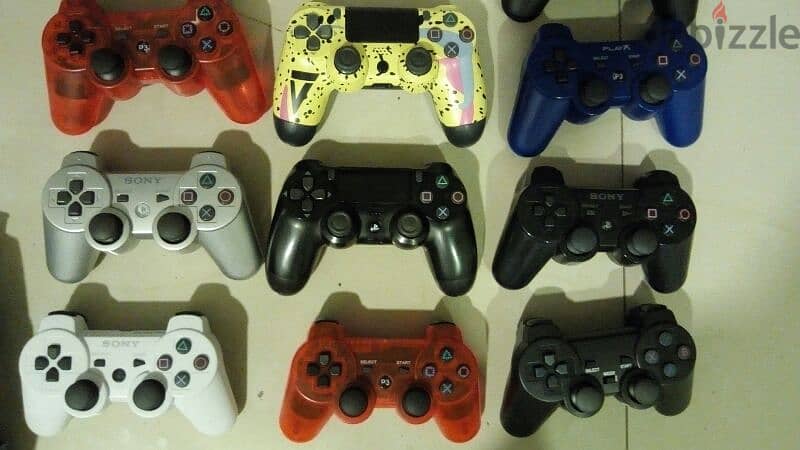 ORIGINAL ps3 controller ps4 + copies + rgb conts. with boxes 4