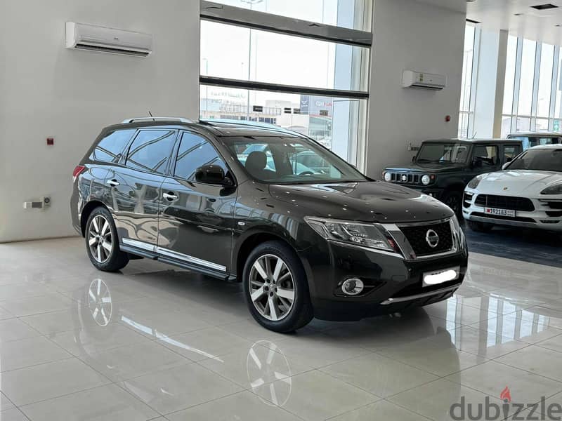 Nissan Pathfinder 2016 green 0