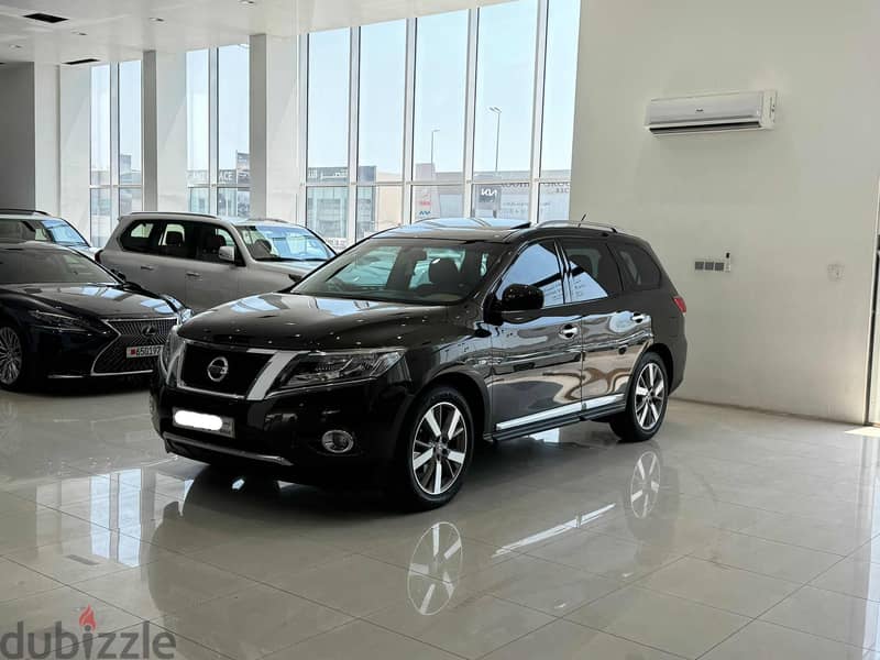 Nissan Pathfinder 2016 green 1