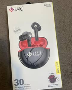 U&i wireless EARPHONE/AIRPODS+ FREE SILICON CASE FOR EXTRA PROTECTION. 0