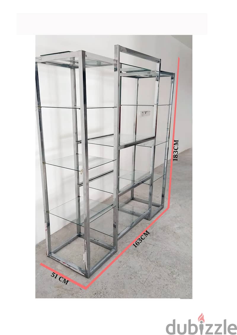 Chrome Glass Shelf 1