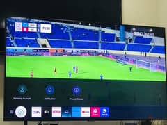 58”  Samsung  4K UHD smart tv -tv have lines contact Whatsaap 34249696 0