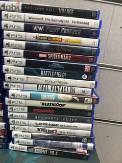 PS4 and PS5 used games