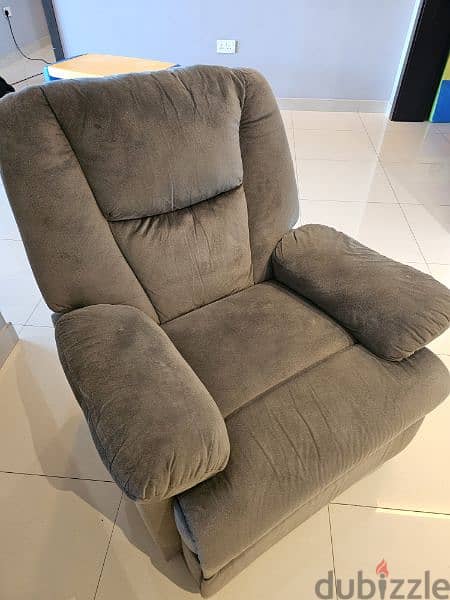 Gray recliner Chair 2