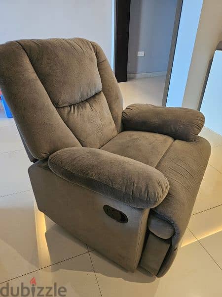 Gray recliner Chair 4