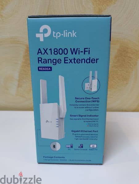 TP link wifi extender RE605X AX1800 1