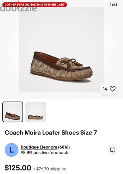 COACH Loafers Size 40 1