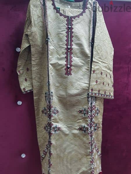 we are selling pakistani branded unstitch and stitched fancy 3pc dress 1